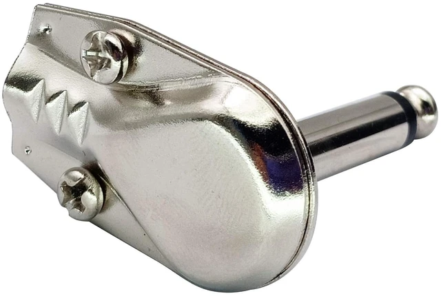Alt view image 4 of 7 - 90 Degree 6.35MM Adapter Golden Plated Right Angle 6.35mm 1/4 Inch TS Mono Male Flat Pancake Style Plugs Connectors for Speaker,Patch Cable,Guitar.(4 Pack/2 Pole)