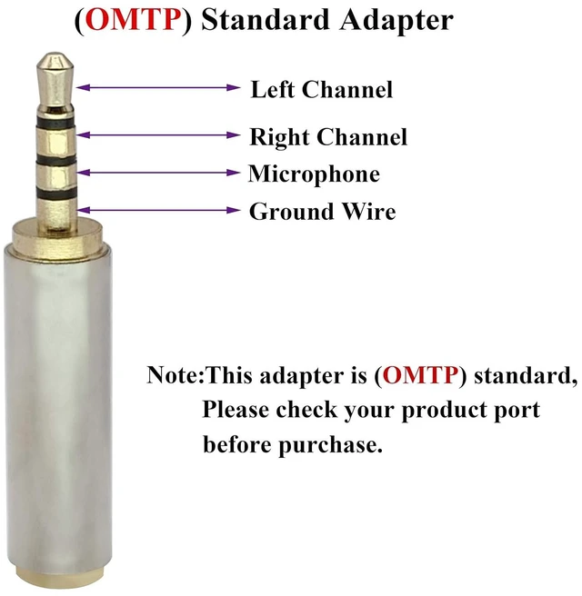 Alt view image 6 of 7 - 2.5mm Headphone Adapter 4-Pole 2.5mm Male to 3.5mm 1/8 Female Jack Stereo Audio Converter Metal Shell for Headset, Audio Earphone, Microphone (2 Pack-2.5 to 3.5mm M/F)