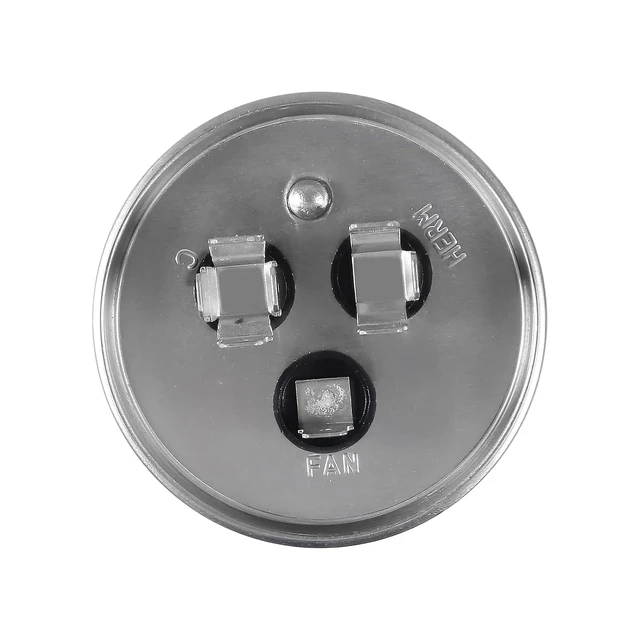 Alt view image 4 of 7 - 2PACK 45+5 uF 45/5 MFD ±6% 370V/440VAC CBB65 Dual Run Circular Start Capacitor for Condenser Straight Cool or Heat Pump Air Conditioner or AC Motor and Fan Starting