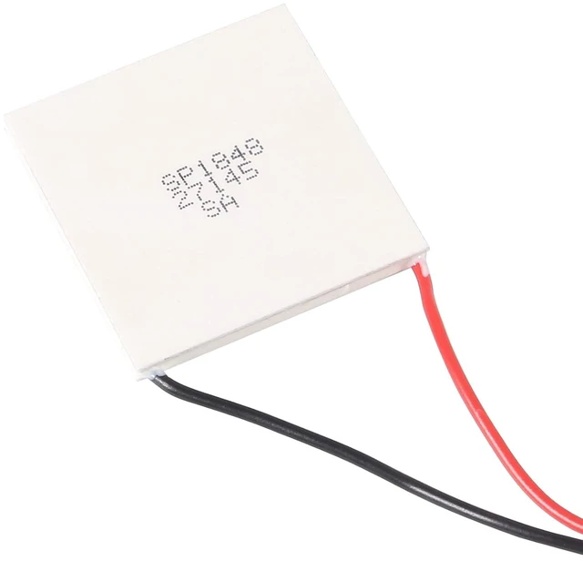 Alt view image 5 of 6 - 6PCS SP1848-27145 Peltier TEG Module Heatsink Semiconductor Thermoelectric Generator Cooler Cooling Power Plate Module 40 x 40 mm 150