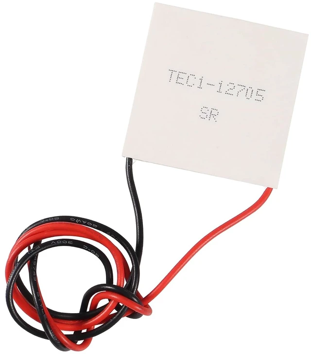 Alt view image 4 of 5 - 5PCS Thermoelectric Cooler Cooling Panel TEC1-12705 5A 12V Heatsink Thermoelectric Cooling Plate Module