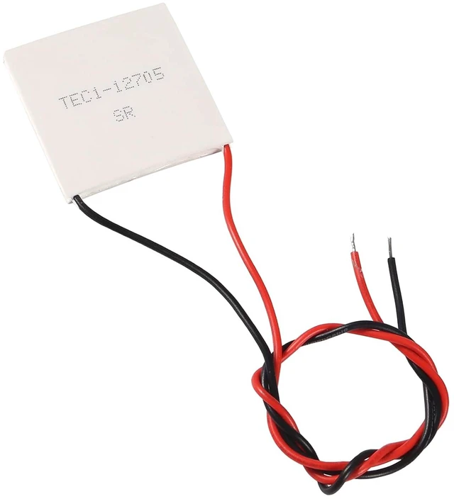 Alt view image 5 of 5 - 5PCS Thermoelectric Cooler Cooling Panel TEC1-12705 5A 12V Heatsink Thermoelectric Cooling Plate Module
