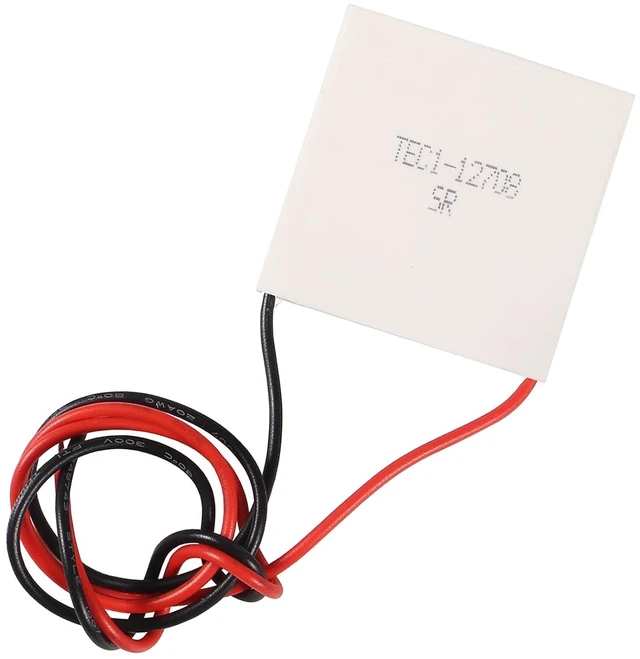 Alt view image 4 of 5 - 6PCS TEC1-12708 TEC Thermoelectric Heatsink Cooler Cooling Peltier Plate Module 40x40mm