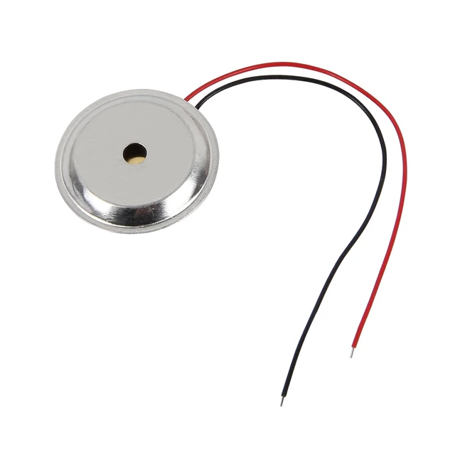 Alt view image 6 of 6 - 20 Piezo Disc, 27mm Piezo Discs Transducer with 3.94inch Leads, Acoustic Contact Microphone Piezo Pickup, Piezo Elements for Drum Triggers Microphone Trigger Element CBG Guitar