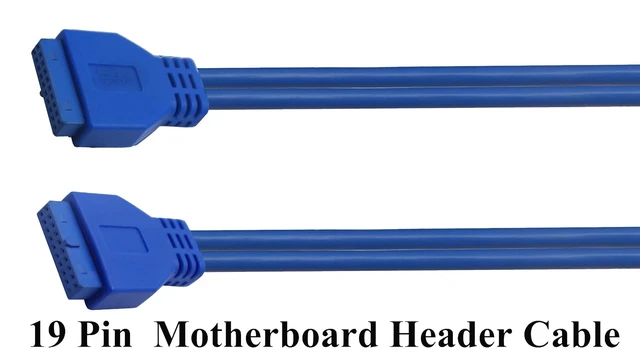 Alt view image 4 of 6 - USB 3.0 Motherboard Header Cable Hi-Speed 20 Pin Female to Female Motherboard Header Adapter Extender Cable (30cm/12inch-F/F)