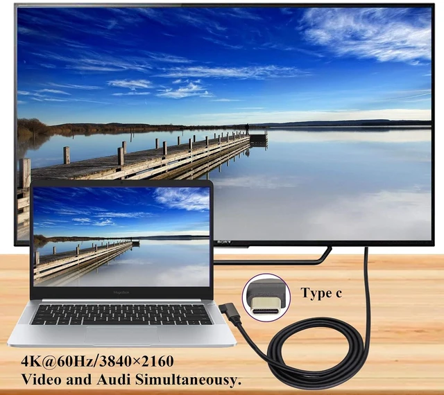 Alt view image 6 of 7 - Right Angle Type C 3.1 Extension Cable 4K@60Hz 90 DegreeType C 3.1 USB Male to Male Connector Cable Supports Charging,Data,Audio,Video Cable,Compatible Samsung S10 S9 S9+ S8, MacBook(1M/3Ft)