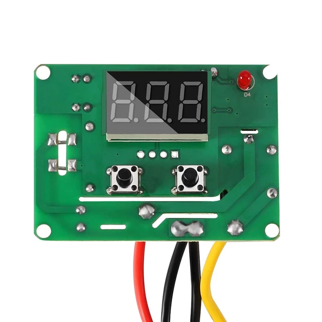 Alt view image 3 of 5 - Digital LED Temperature Controller Module, XH-W3001 Mini Thermostat Switch with Waterproof Sensor Probe, Programmable -50 to 110 Degree Heating Cooling Thermostat( 24V )