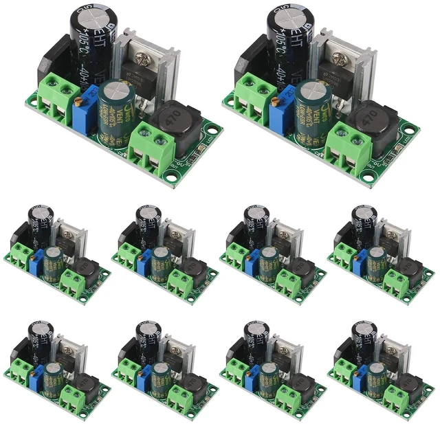 Main image of 10PCS AC/DC to DC Step Down Buck Converter AC 5-30V DC 5-48V 24V 36V 48V to DC 2.5-35V 12V Voltage Regulator Board 2A Adjustable Volt Power Supply Module