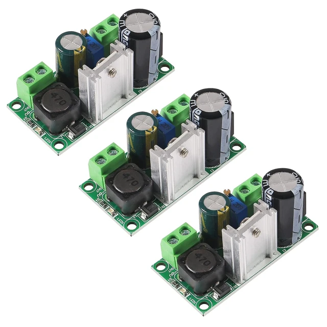 Alt view image 4 of 7 - 10PCS AC/DC to DC Step Down Buck Converter AC 5-30V DC 5-48V 24V 36V 48V to DC 2.5-35V 12V Voltage Regulator Board 2A Adjustable Volt Power Supply Module
