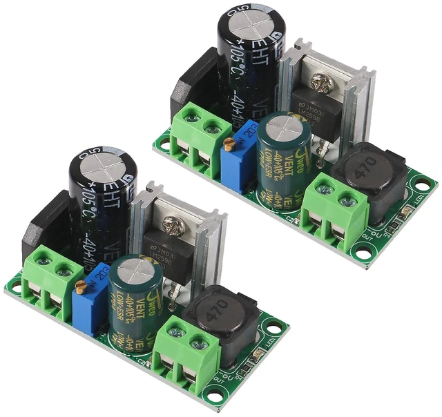 Main image of 2PCS 3.3V 5V 6V 9V 12V 24V Mini AC DC to DC Buck Step Down Adjustable Volt Converter