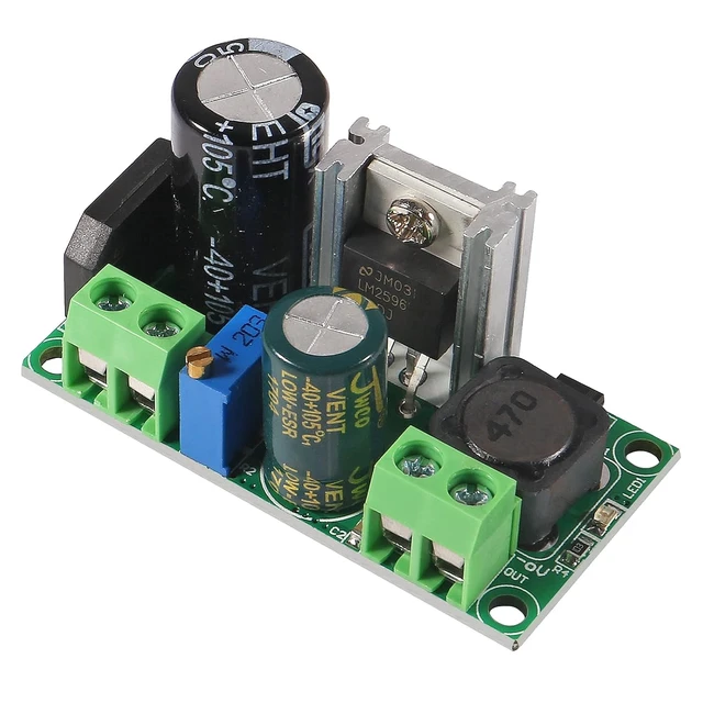 Alt view image 2 of 7 - 2PCS 3.3V 5V 6V 9V 12V 24V Mini AC DC to DC Buck Step Down Adjustable Volt Converter
