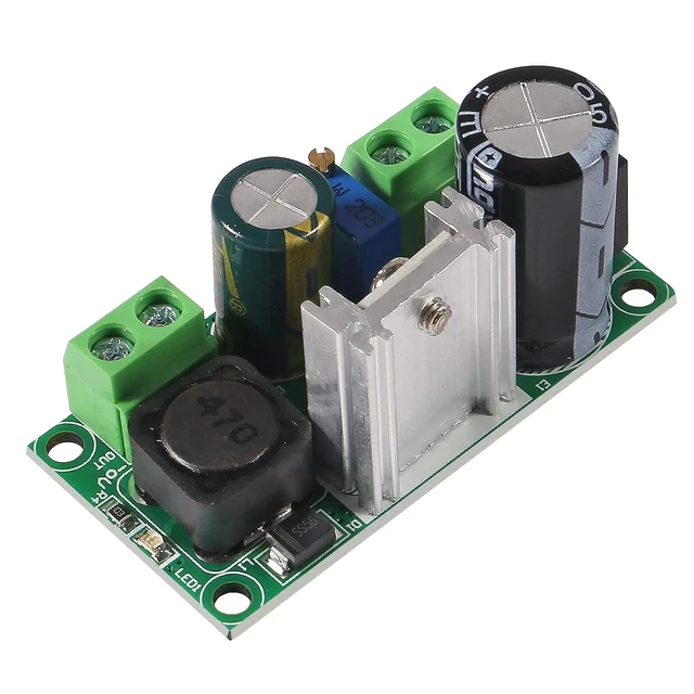 Alt view image 7 of 7 - 2PCS 3.3V 5V 6V 9V 12V 24V Mini AC DC to DC Buck Step Down Adjustable Volt Converter