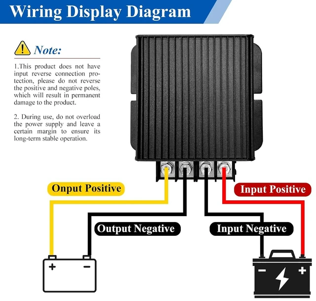 Alt view image 3 of 7 - 600W DC-DC 24V 25A Buck Converter 12V Step Down to 24V Converter