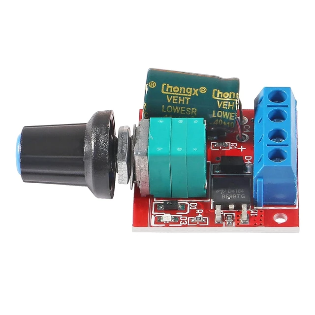 Alt view image 4 of 6 - 10 pcs DC Motor PWM Speed Controller 3V 6V 12V 24V 35V Speed Control Switch Mini LED Dimmer 5A 90W