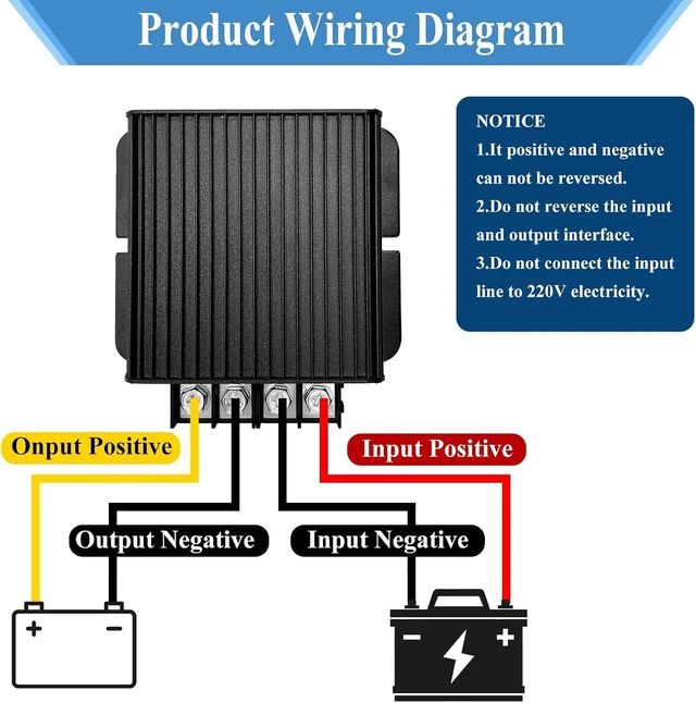 Alt view image 3 of 7 - 720W DC-DC 12V 60A Buck Converter 20-60V Step-Down to 12V Converter