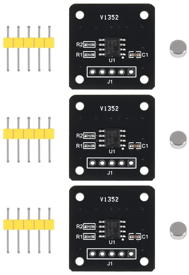 Main image of 3PCS MT6701 Magnetic Encoder Magnetic Induction Angle Measurement Sensor Module 14bit High Precision Replacement AS5600