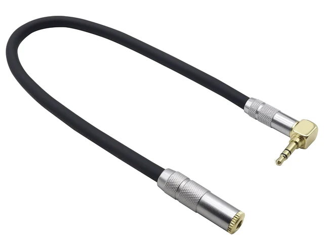 Alt view image 3 of 7 - (0.3M/1Ft Right Angle 3.5mm TRS Headphone Extension Cable 90 Degree 3.5mm 1/8 3Pole Male to Female 1/8 Aux Audio Cord for Phones,Headphones,Speakers,Tablets,PCs,MP3 Players&More.(Silver-M/F)