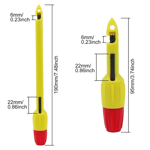 Alt view image 2 of 7 - 4pcs Wire Piercing Probe Kit,Insulation Piercing Clip Tool for Multimeter Voltage Voltmeter Thermometer Testing (2mm Plug Long, 4mm Plug Short)