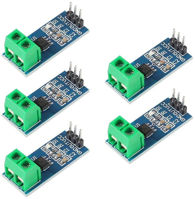 Main image of 5pcs ACS712 30A Range Current Sensor Module Detector ACS712ELC 5A 20A 30A Amps Amperage (20A)