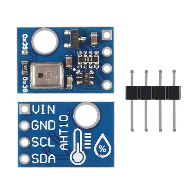 Alt view image 2 of 6 - 10PCS AHT10 High Precision Digital Temperature and Humidity Sensor Measurement Module I2C Communication Replace DHT11 SHT20 AM2302