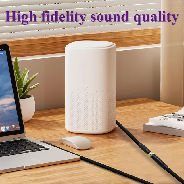 Alt view image 7 of 7 - (2M/6Ft 90 Degree TRS 3 Pole 1/8 Stereo Aux Cord Right Angle 3.5mm Male to Female Auxiliary Extension Double-Shielded Cable for Phone,Laptop,Tablets,Headphones,Cars and More(Black-M/F)