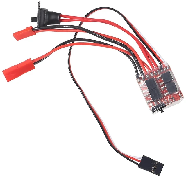 Main image of 1PCS Mini RC 20A Brushed ESC Motor Speed RC ESC 2KHz Forward Reverse Brush Brake RC 2S for Controller Boat RC Car Tank