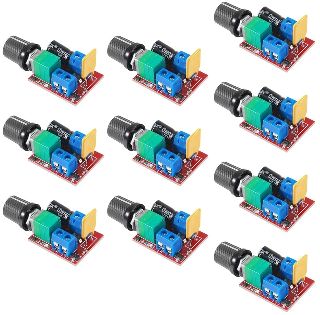 Main image of Mini DC 3V-35V 5A PWM Motor Speed Controller Switch Module 10pcs