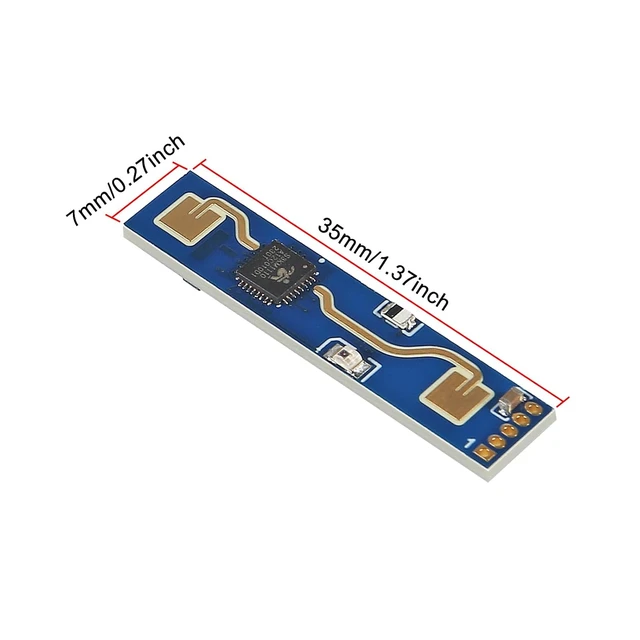 Alt view image 3 of 6 - 2PCS LD2410B-P Welding 5V Mini 24G Smart Human Presence Status Sensor Radar Module Consumer Electronic