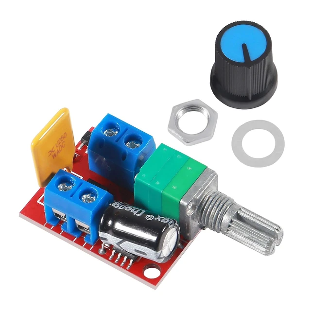 Alt view image 3 of 7 - Mini DC 3V-35V 5A PWM Motor Speed Controller Switch Module 10pcs