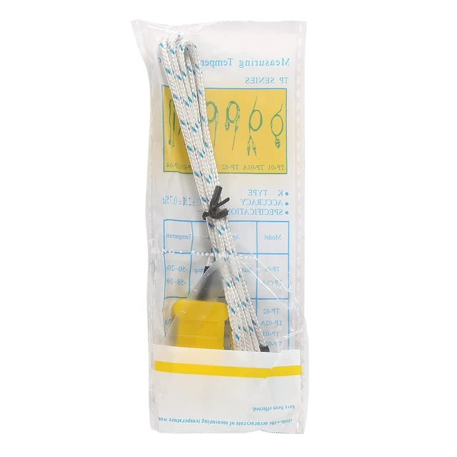 Alt view image 6 of 6 - 1M K Type Mini-Connector Thermocouple Temperature Probe Sensor Measure Range -50~700°C,Compatible with TM902C/ TES1310 (6 Pieces)