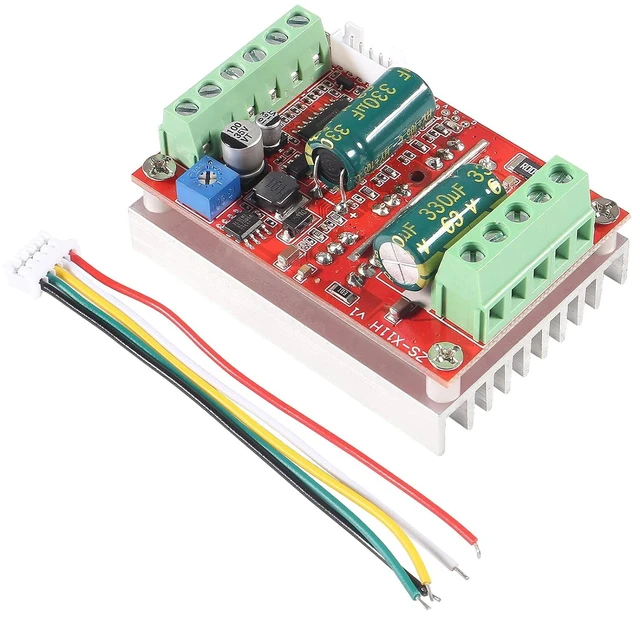 Alt view image 2 of 6 - 1PCS DC 6-60V 400W BLDC Three-Phase DC Brushless Motor Controller PWM Hall Motor Control Driver Board 12V 24V 48V