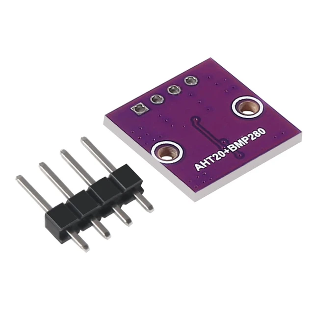 Alt view image 4 of 6 - 2PCS AHT20+BMP280 2 in 1 Temperature Humidity Air Pressure Module High-Precision Digital Temperature and Air Pressure Sensor