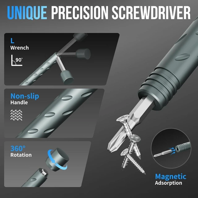 Alt view image 3 of 7 - 55 in 1 Magnetic Screwdriver Set, Tool Cube Kit