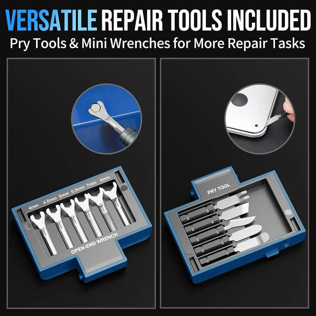Alt view image 5 of 7 - 55 in 1 Magnetic Screwdriver Set, Tool Cube Kit