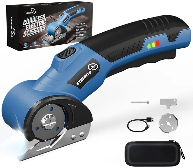 Main image of Cordless Electric Scissors, 4V Electric Box Cutter for Cardboard