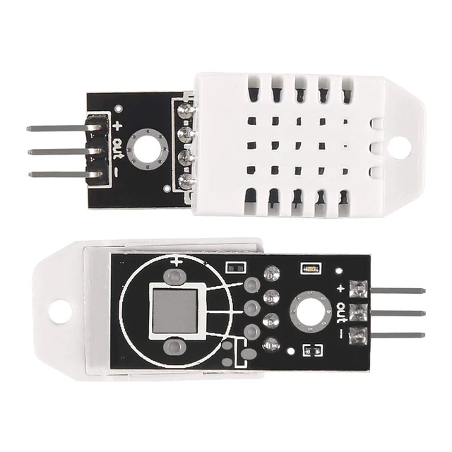 Alt view image 2 of 6 - 5PCS Hygrometer Thermometer Sensor DHT22 Digital Temperature and Humidity Module AM2302 Temperature Humidity Gauge Monitor for Electronic Practice DIY Replace SHT11 SHT15