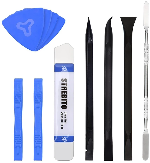 Main image of Spudger Pry Tool Kit 11 Piece Opening Tools, Metal Spudger Tool