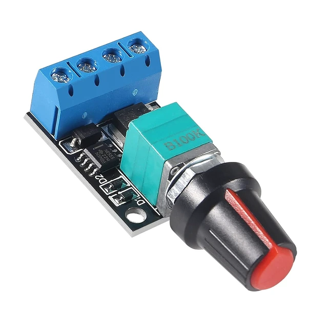 Alt view image 5 of 7 - 6PCS 5V 12V 10A Voltage Regulator PWM DC Motor Speed Controller Governor Stepless Speed Regulator LED Dimmer Power Controller
