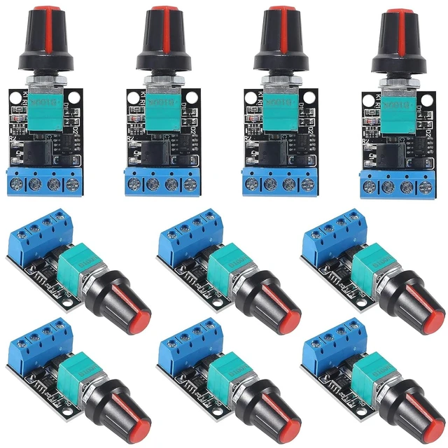 Main image of 10PCS 5V 12V 10A Voltage Regulator PWM DC Motor Speed Controller Governor Stepless Speed Regulator LED Dimmer Power Controller