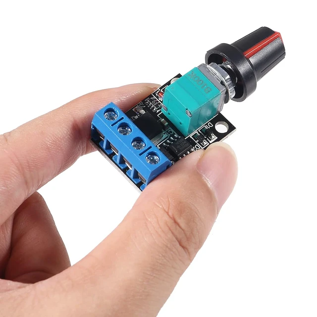 Alt view image 7 of 7 - 6PCS 5V 12V 10A Voltage Regulator PWM DC Motor Speed Controller Governor Stepless Speed Regulator LED Dimmer Power Controller