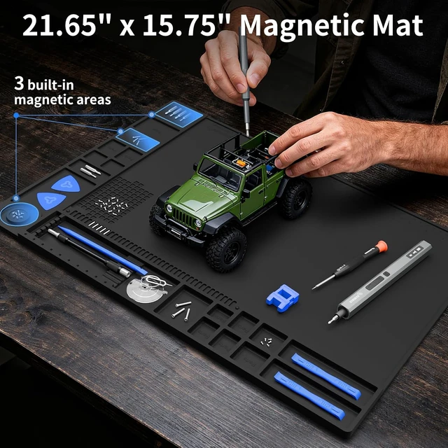 Alt view image 4 of 7 - Soldering Mat Large, Repair Mat 932°F Heat Resistant 21.7"x15.8''