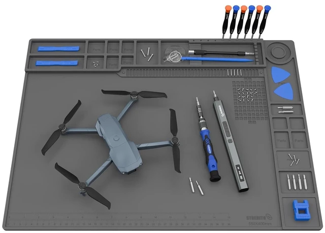 Main image of Soldering Mat Large, Solder Mat 932°F Heat Resistant 21.7"x15.8''