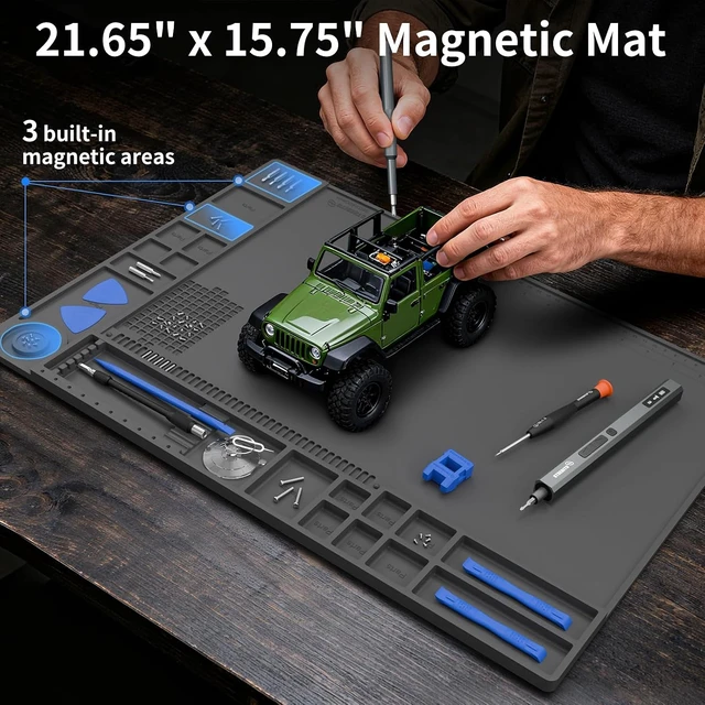 Alt view image 2 of 7 - Soldering Mat Large, Solder Mat 932°F Heat Resistant 21.7"x15.8''
