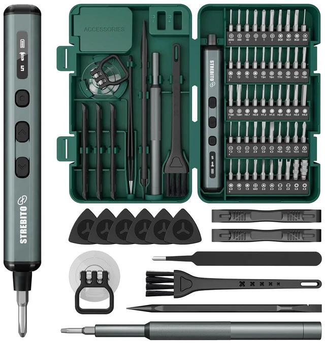 Main image of Electric Screwdriver, 67 in 1 Electric Precision Screwdriver Set