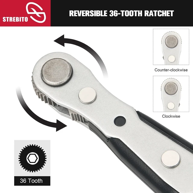 Alt view image 4 of 7 - Mini Ratchet Set, 22-Piece 1/4 Ratchet Right Angle Screwdriver