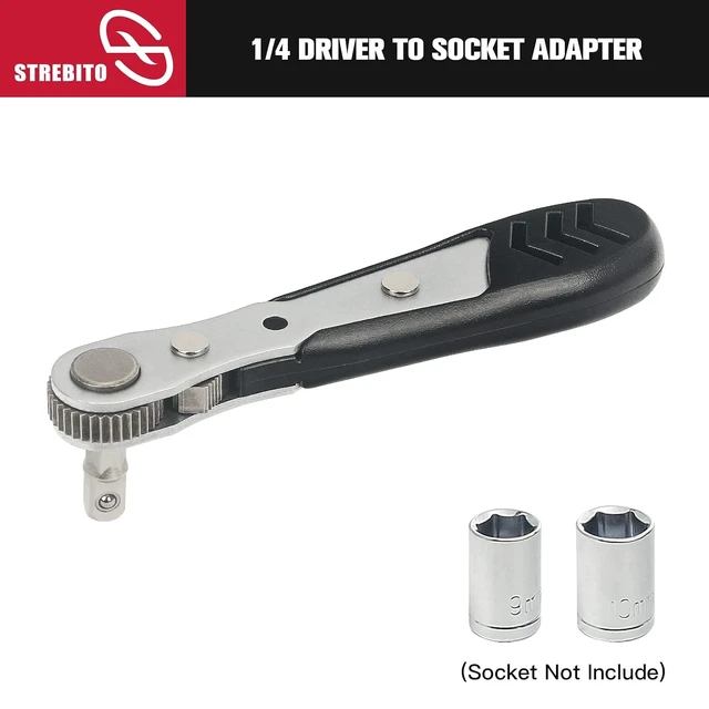 Alt view image 6 of 7 - Mini Ratchet Set, 22-Piece 1/4 Ratchet Right Angle Screwdriver