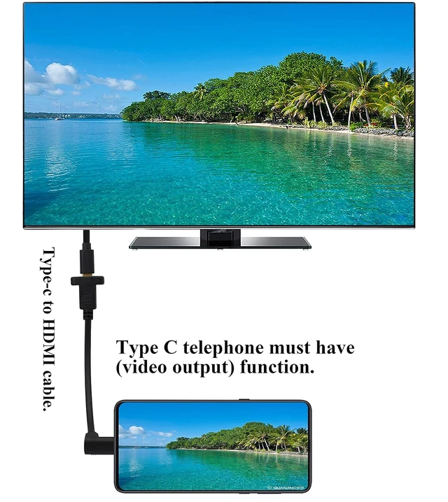 Alt view image 6 of 7 - Up&Down Angle 3.1Type C Gen 2 Cable (3A) 90 Degree USB 3.1 Type C Male to Female Panel Mount Screw Cable, Supports Charging,Data,Audio,Video Cable for Laptop,Tablet,Mobile Phone(0.3M/1ft)