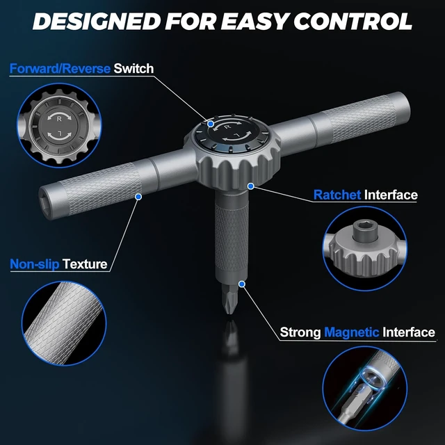 Alt view image 7 of 7 - Magnetic Screwdriver Set, 67-in-1 Ratcheting Screwdriver Set