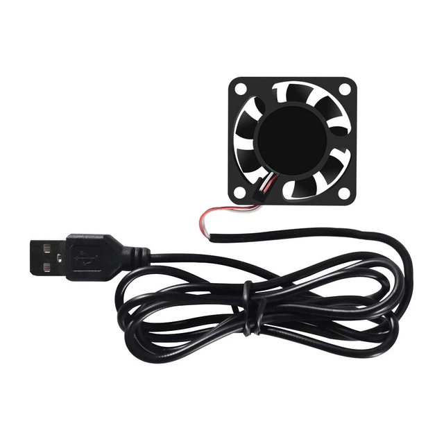Alt view image 2 of 6 - 4 Pack USB Brushless Cooling Fan 40mm High Performance DC 5V Speed 4200 RPM for Small Appliances Series Replacement For Desktop