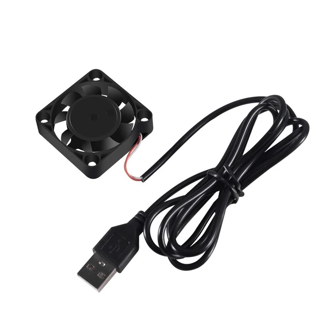 Alt view image 3 of 6 - 4 Pack USB Brushless Cooling Fan 40mm High Performance DC 5V Speed 4200 RPM for Small Appliances Series Replacement For Desktop